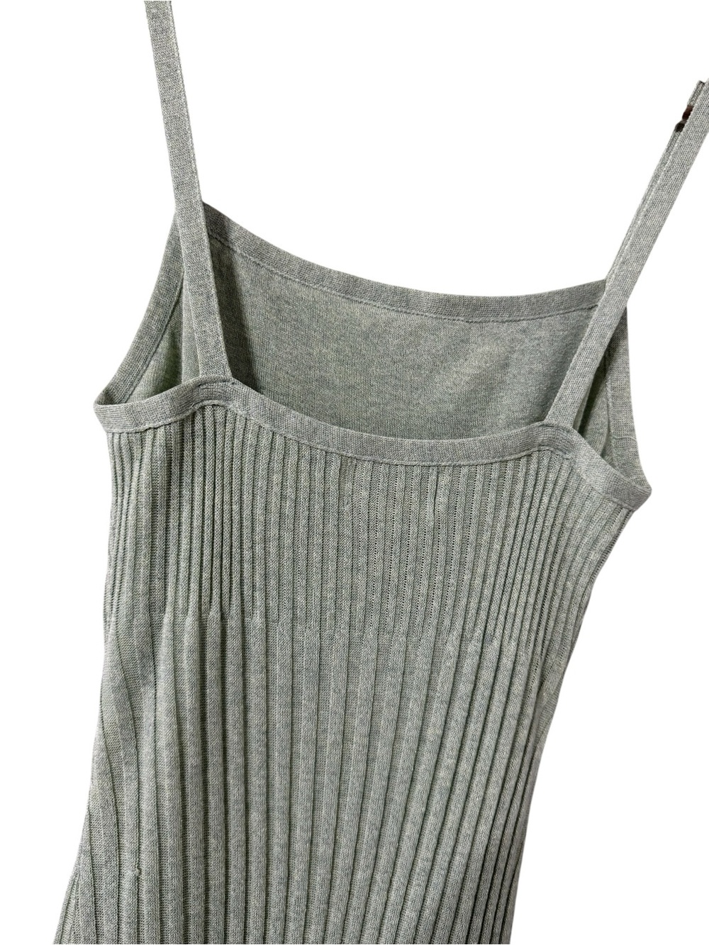 ROUJE Paris Myriam Knit Green Midi Slip Dress - Picture 8 of 8